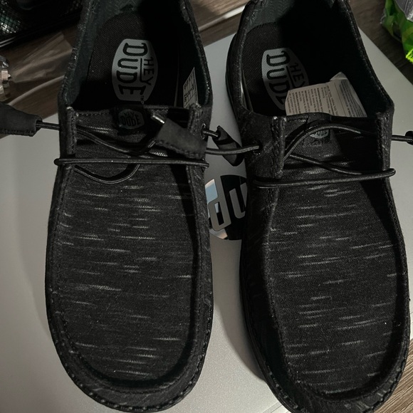 Hey Dude Shoes - Hey Dude Black Casual Shoes